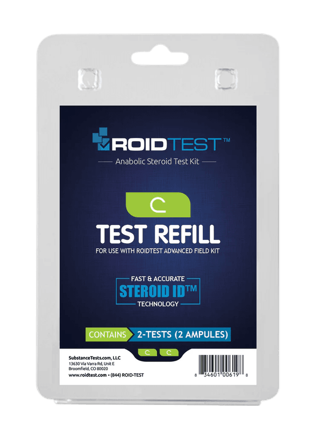 Substance Test C - ROIDTEST™ Refill (2 Tests)